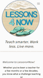 Mobile Screenshot of lessons4now.com